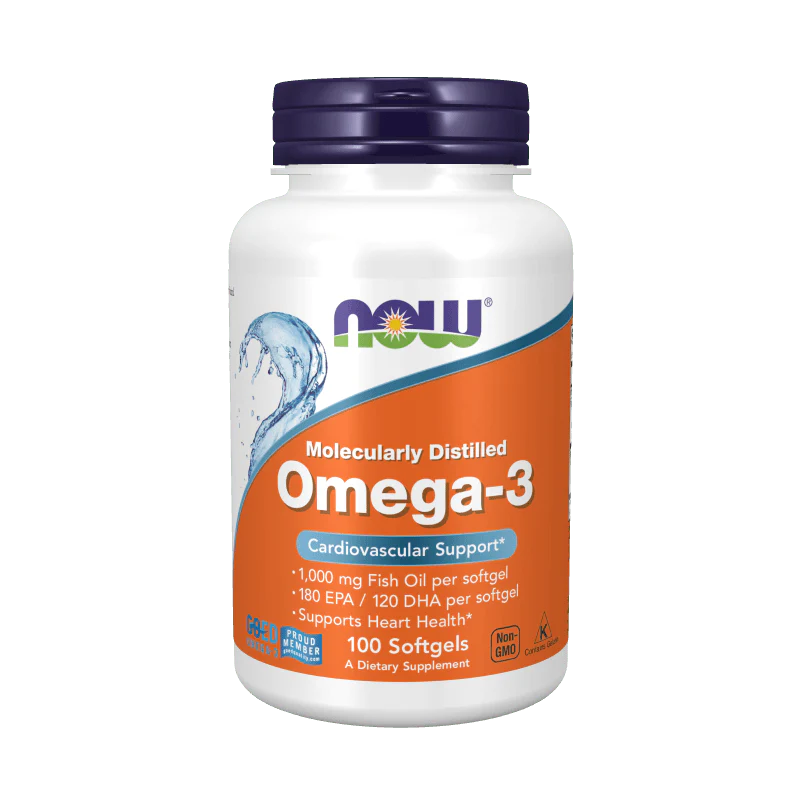 Now Foods, Omega 3 Soporte Cardiovascular 1,000 mg (100 softgels)