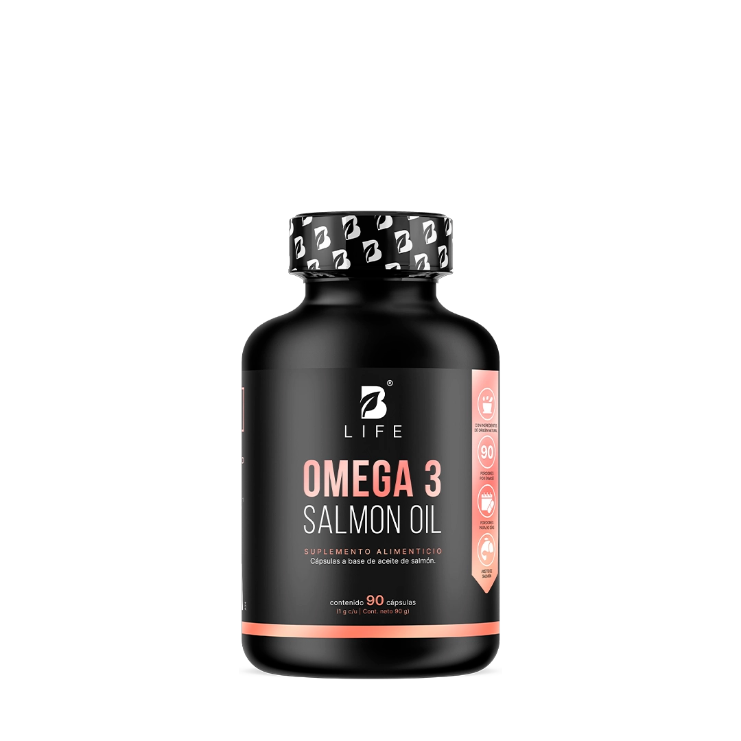 B Life, omega 3 aceite puro de salmon 1.000 mg 90 capsulas