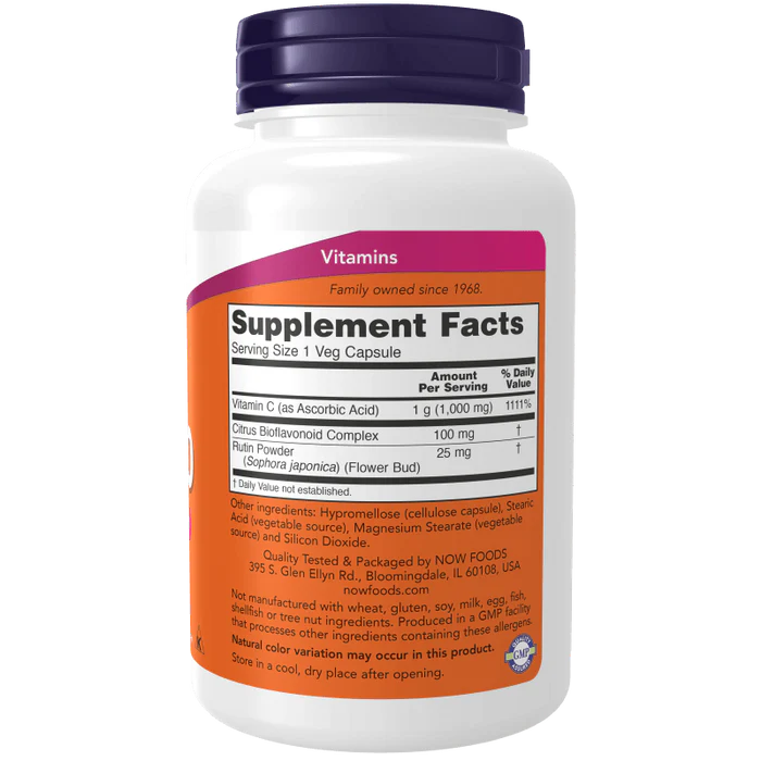 Vitamina C 1000 con Bioflavonoides (100 veg caps)