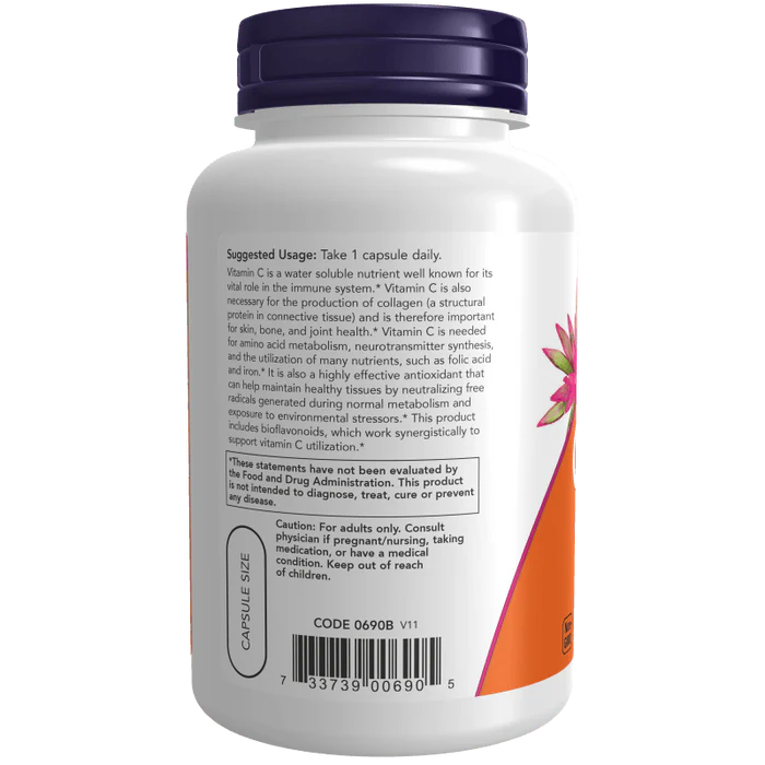 Vitamina C 1000 con Bioflavonoides (100 veg caps)