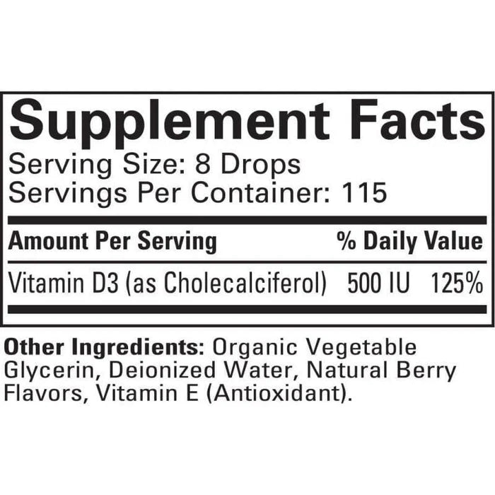 Vitamina D3 para Niños (1 fl oz/30 ml), Child Life