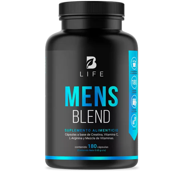 BLife | Mens Blend | Multivitamínico para Hombre 180 Cápsulas | 650 mg