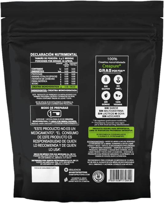 Habits, Creatina Monohidratada (300 gr)