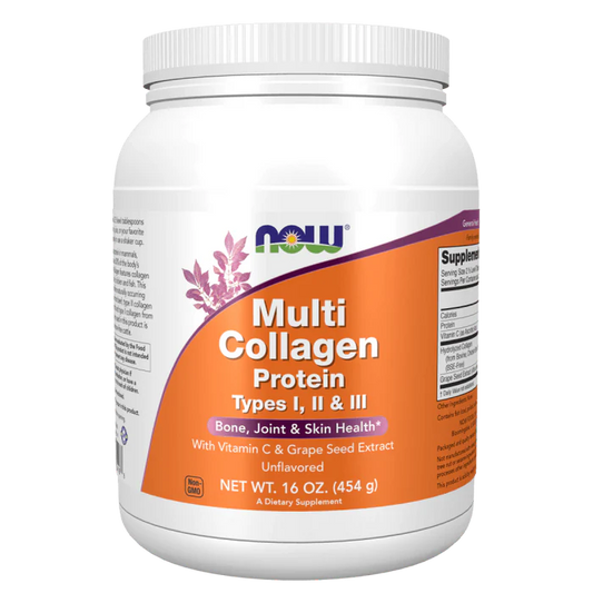 Proteina Multi Colageno Tipos I, II y III en Polvo (16oz/454gr)