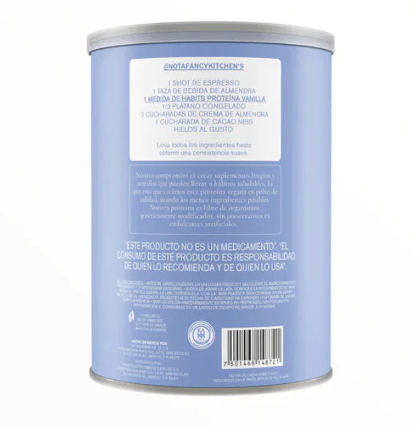 Habits, Proteína Probiótica 488 g, 16 porciones (Vainilla)