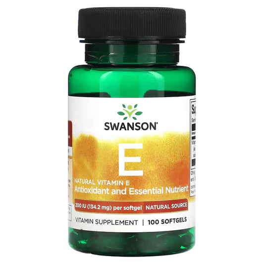 Swanson, Vitamina E 200 UI 134.2 mg (100 Softgels)